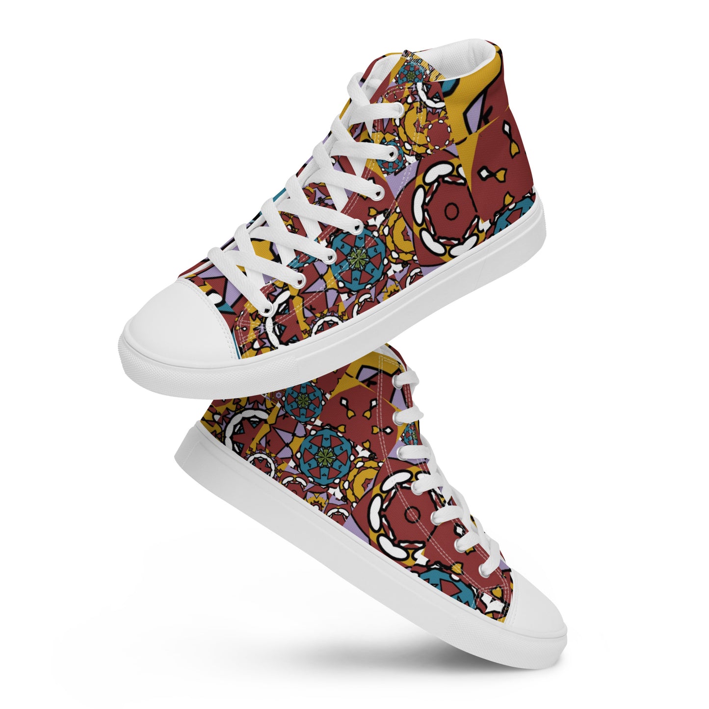 Women’s high top canvas shoes