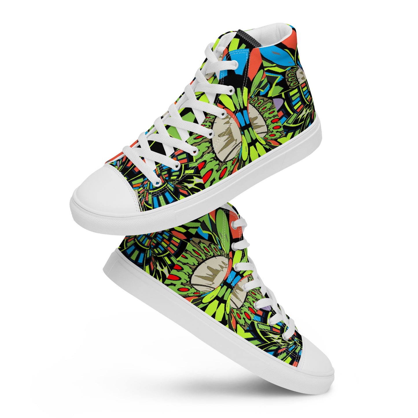 Women’s high top canvas shoes