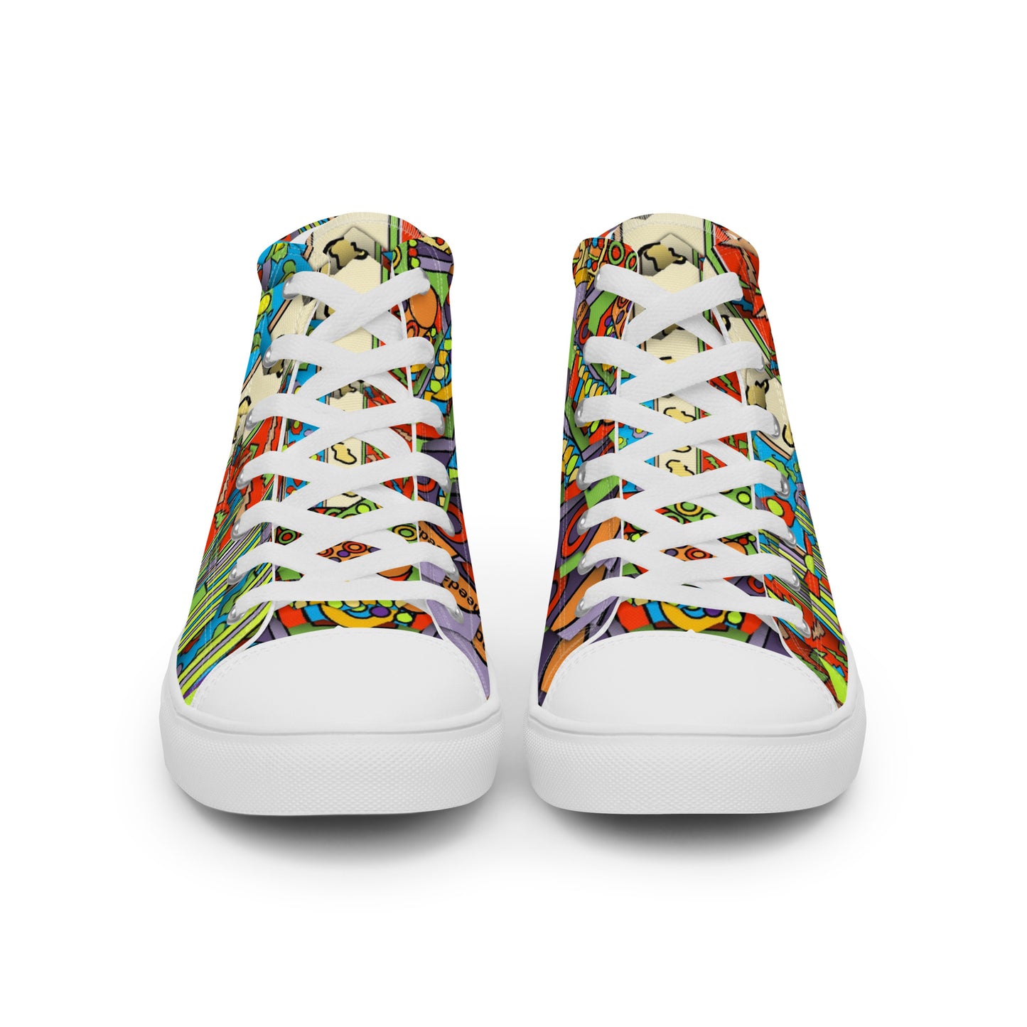 Women’s high top canvas shoes