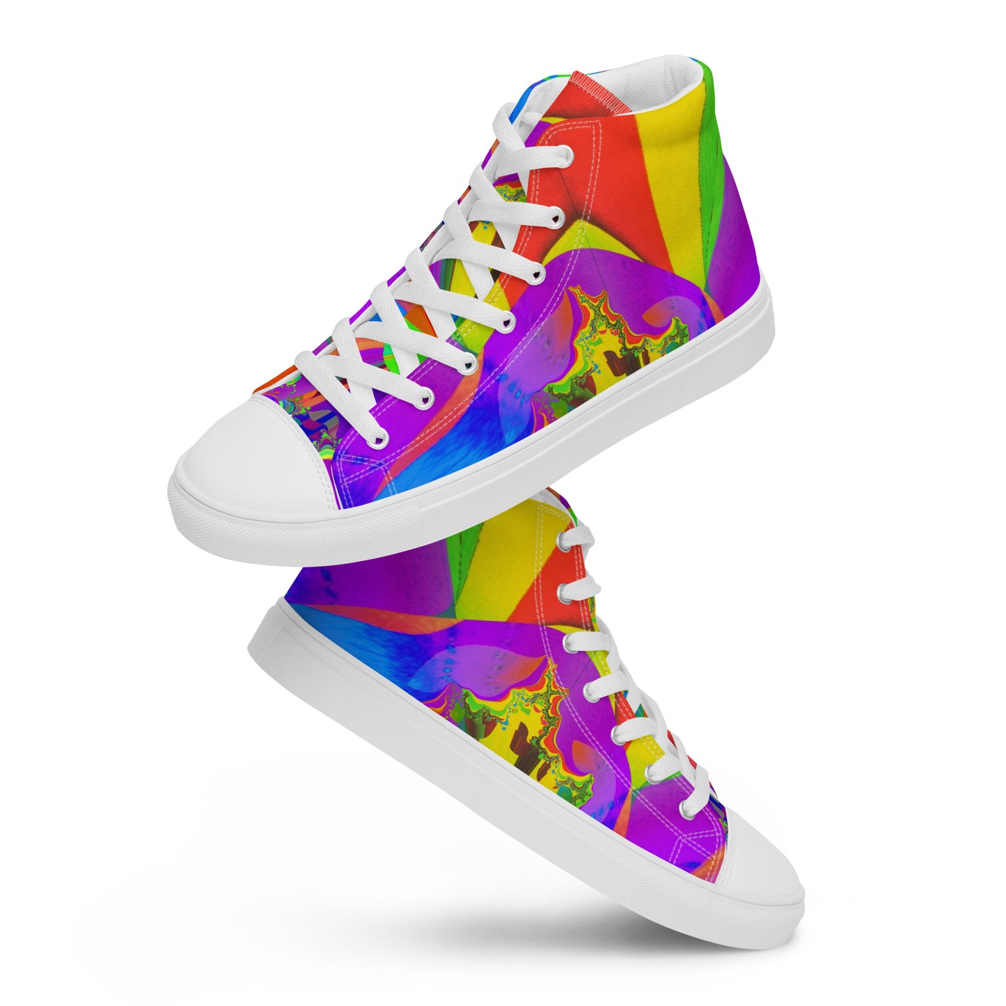 Women’s high top canvas shoes