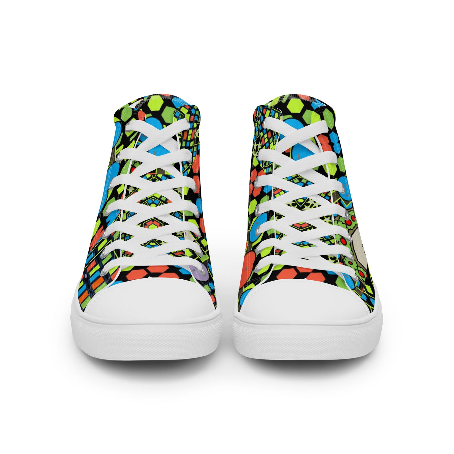 Women’s high top canvas shoes