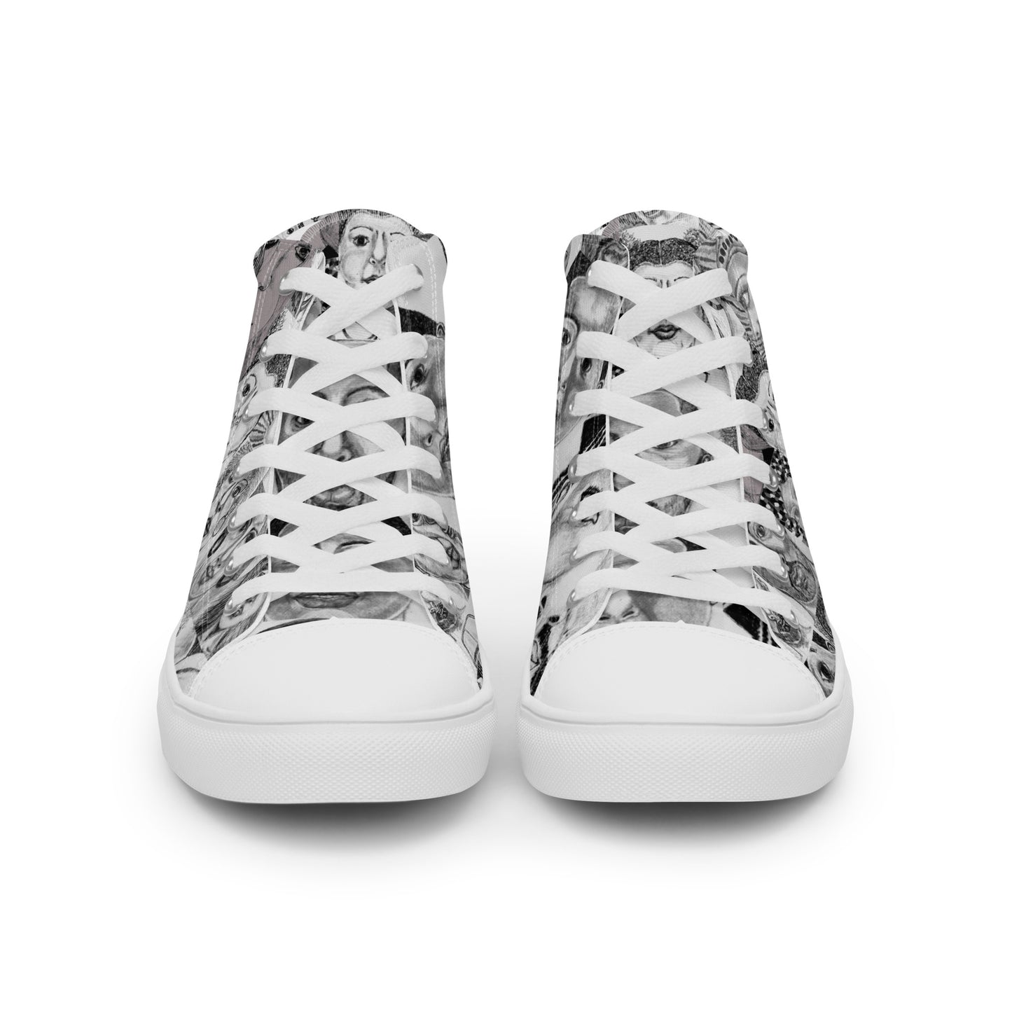 Women’s high top canvas shoes