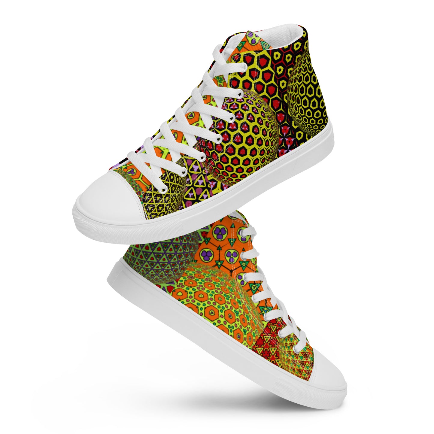 Women’s high top canvas shoes