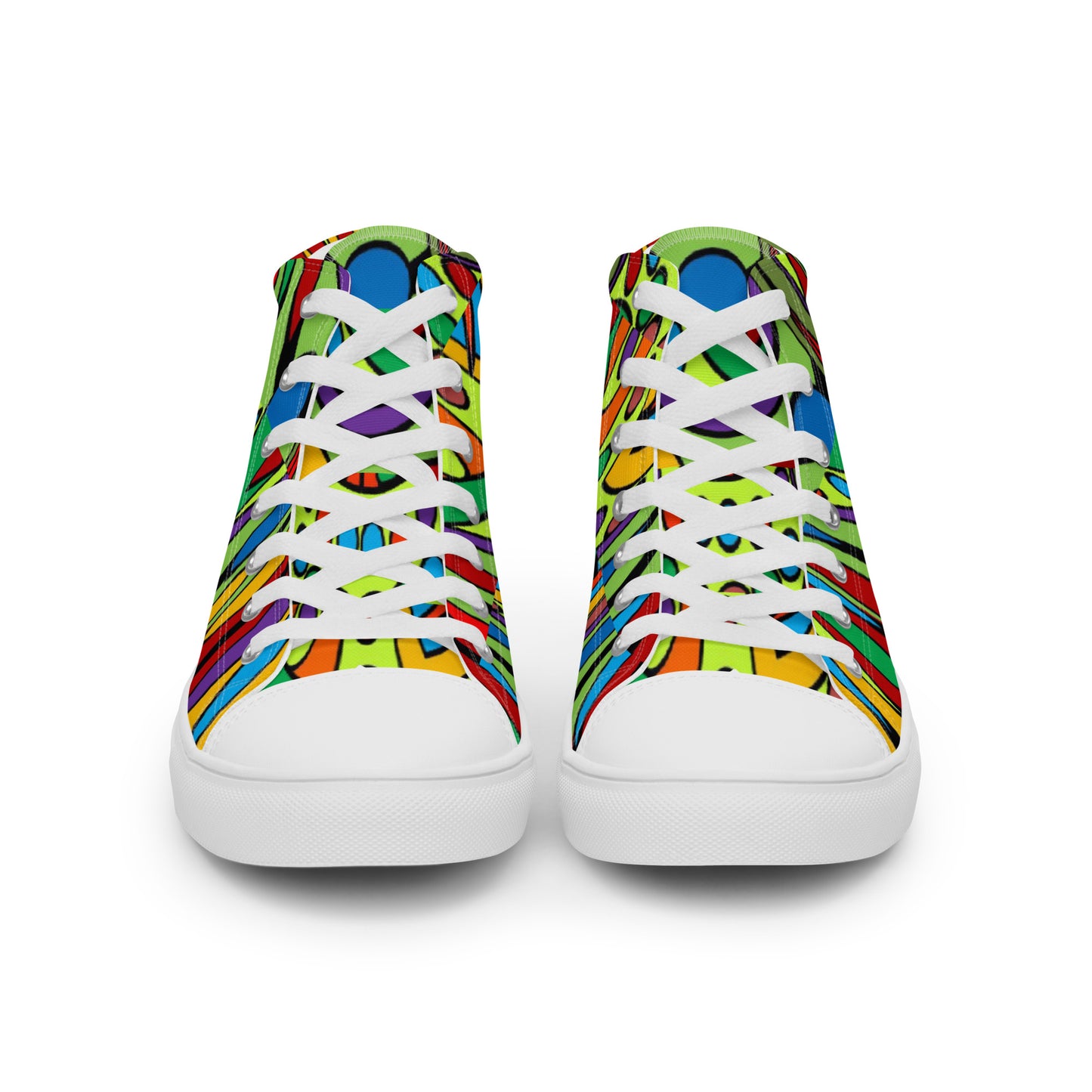 Women’s high top canvas shoes