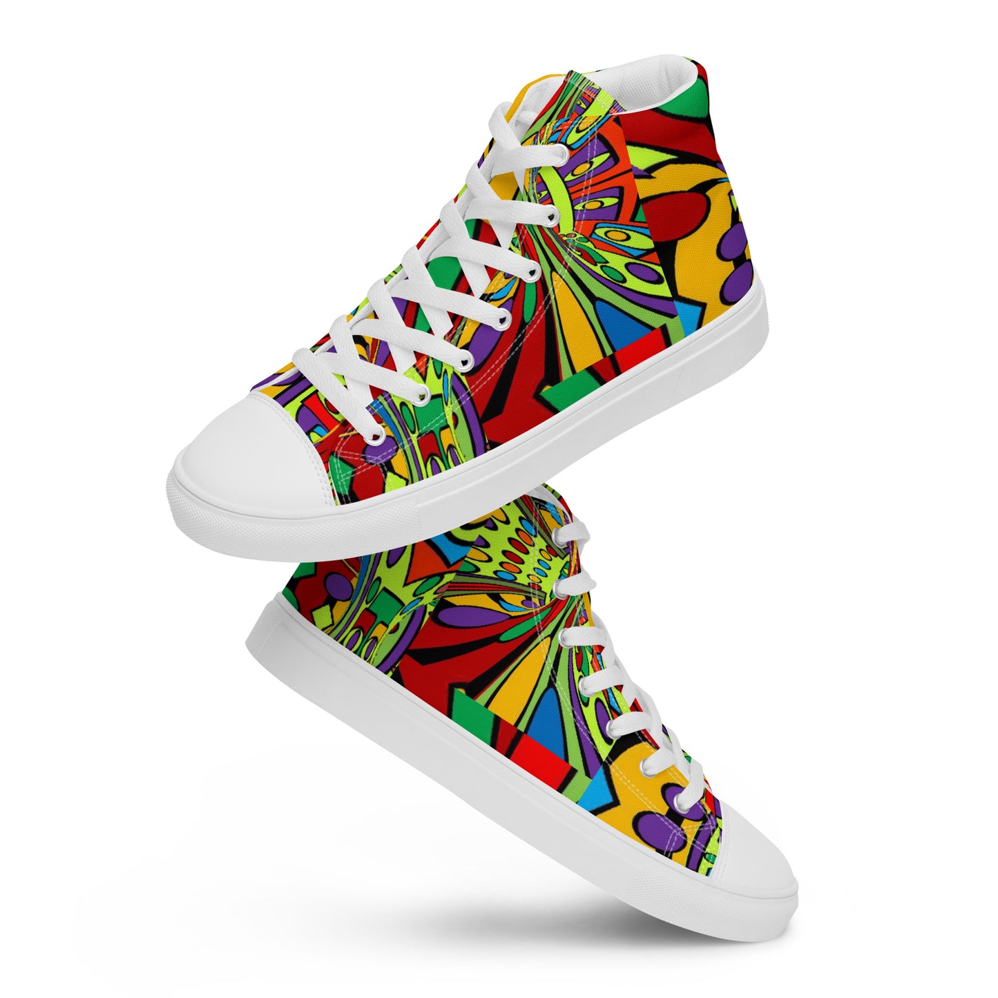 Women’s high top canvas shoes