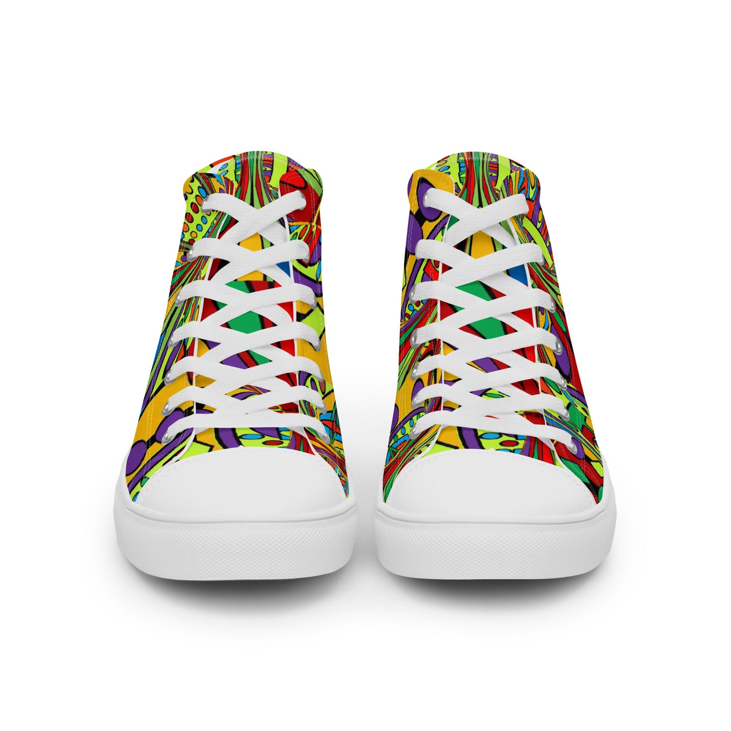 Women’s high top canvas shoes