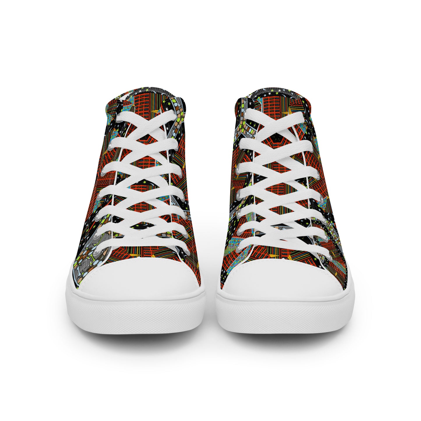 Women’s high top canvas shoes