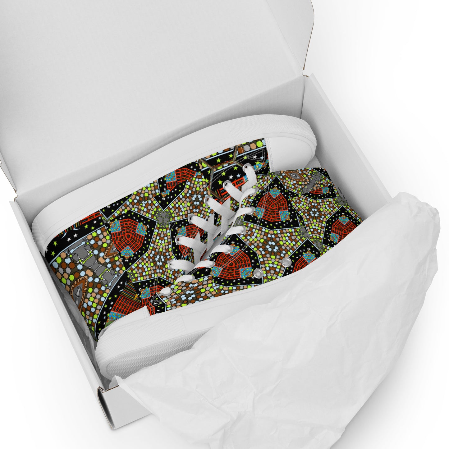 Women’s high top canvas shoes