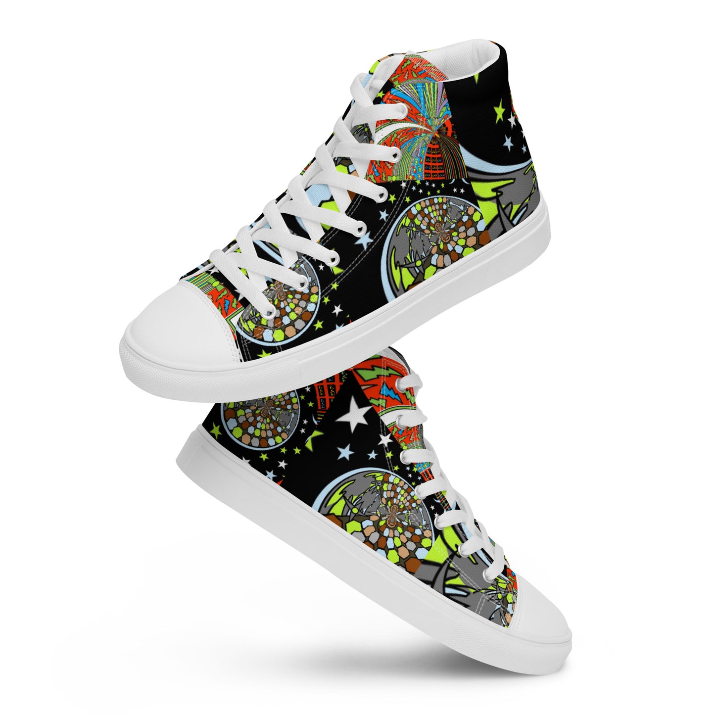 Women’s high top canvas shoes