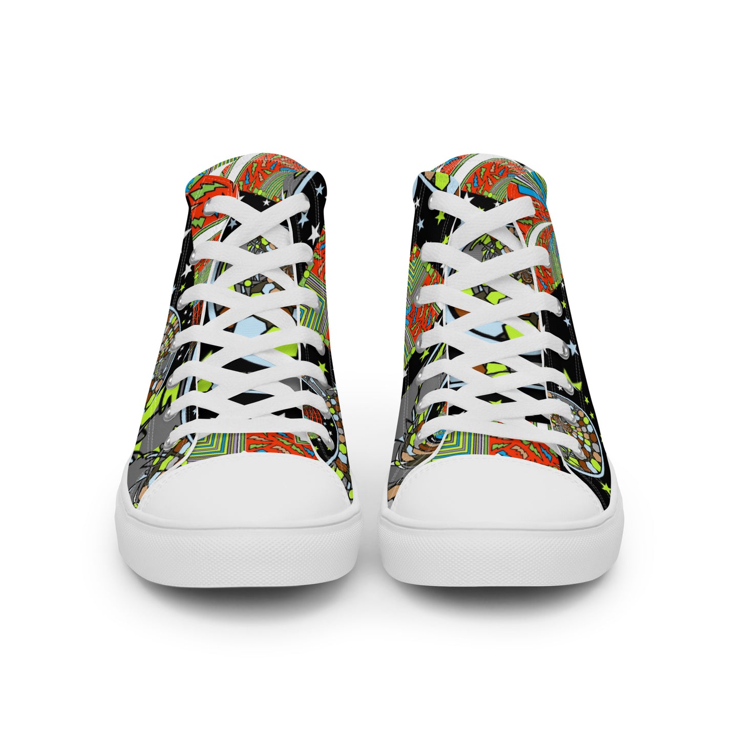 Women’s high top canvas shoes