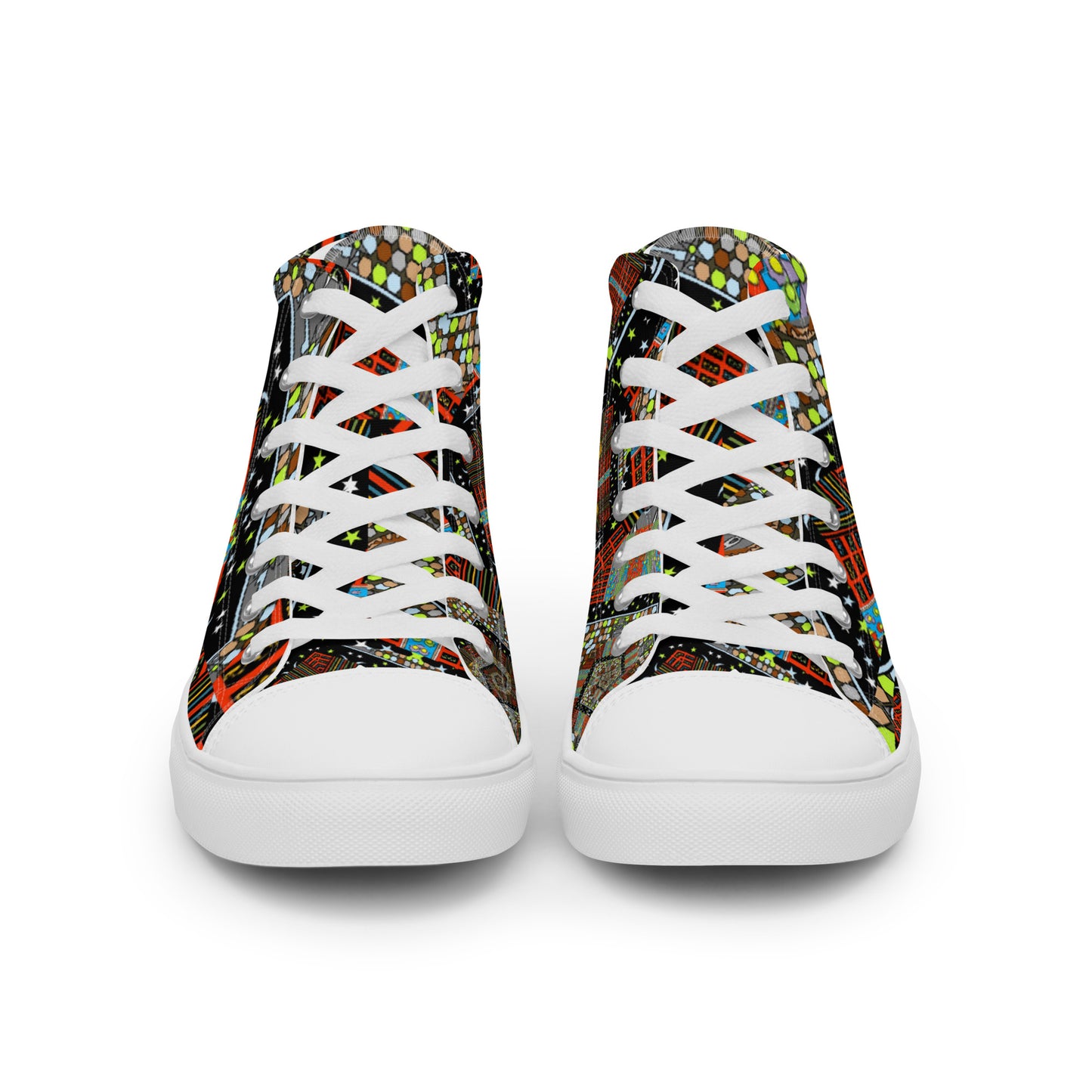 Women’s high top canvas shoes