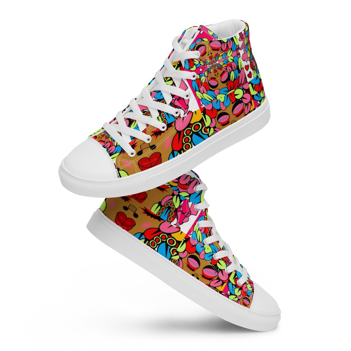 Women’s high top canvas shoes