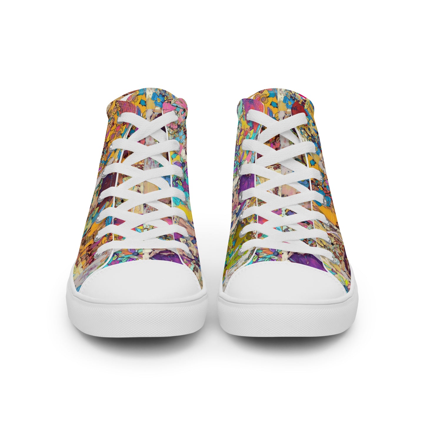 Women’s high top canvas shoes