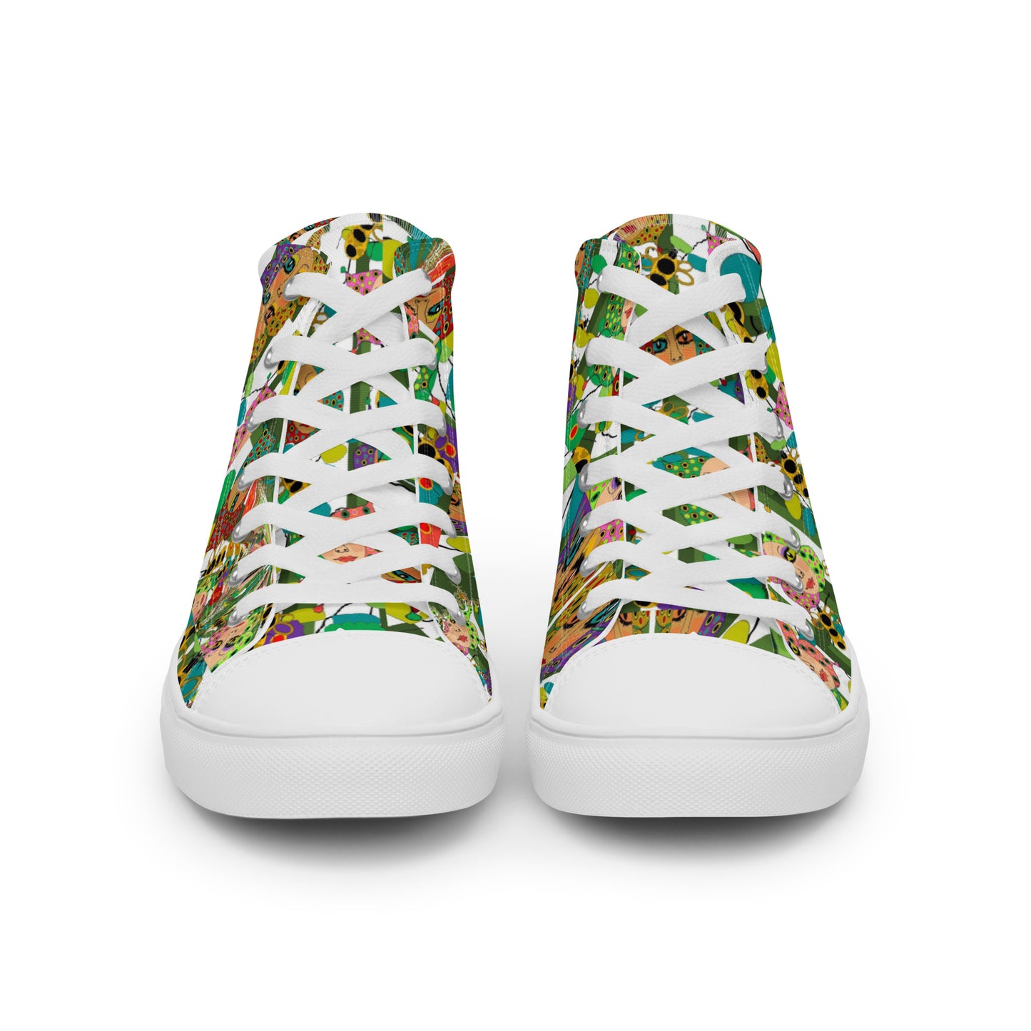 Women’s high top canvas shoes