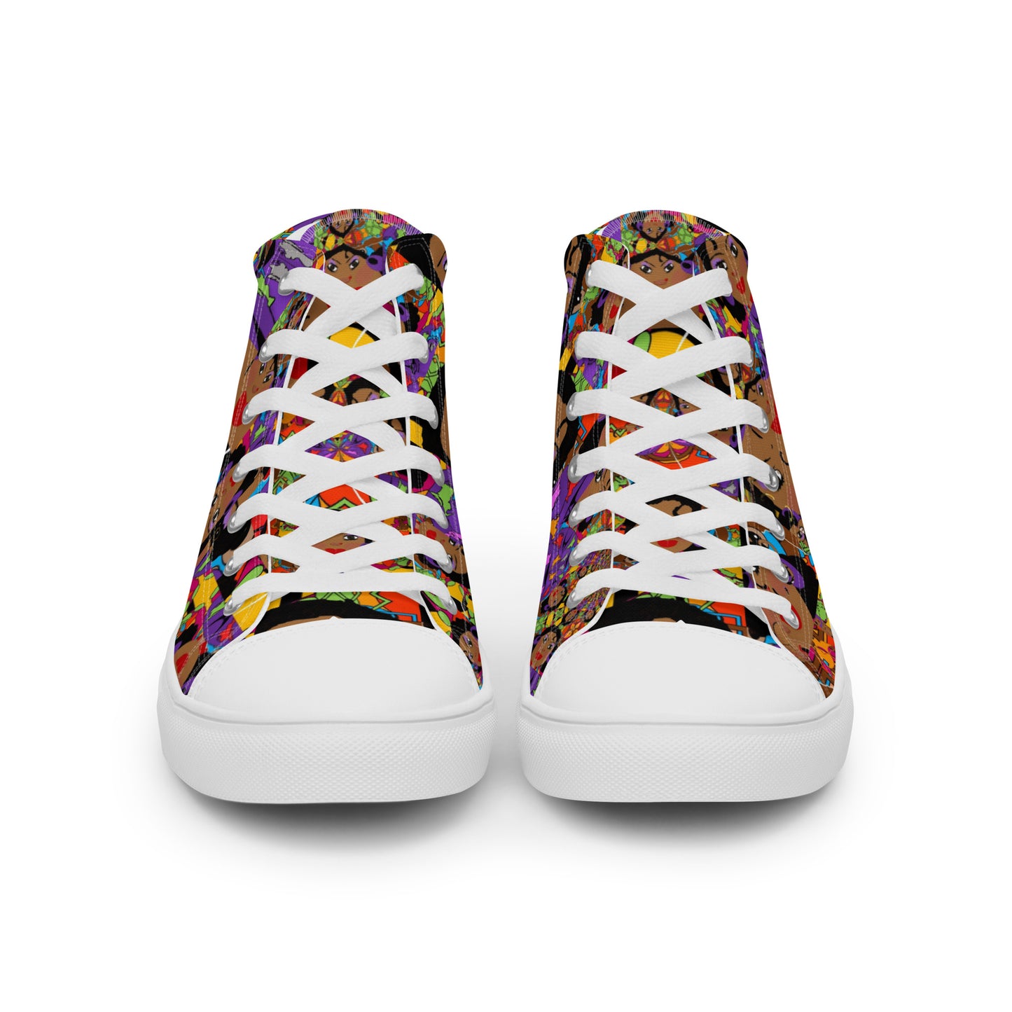 Women’s high top canvas shoes