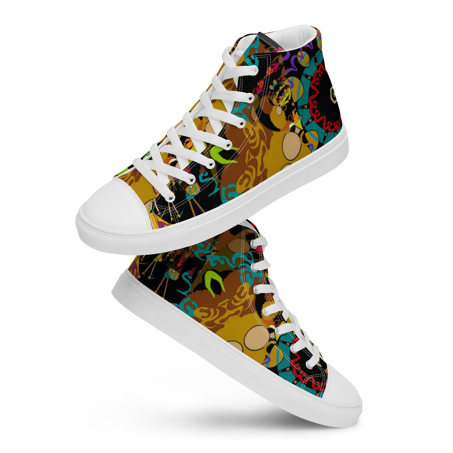 Women’s high top canvas shoes