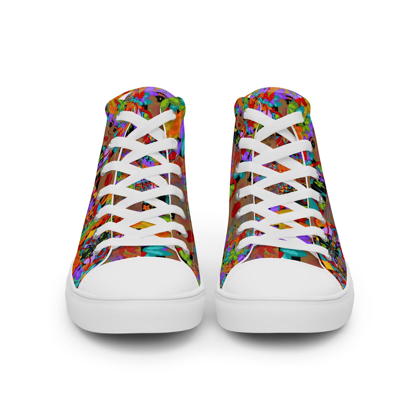 Women’s high top canvas shoes