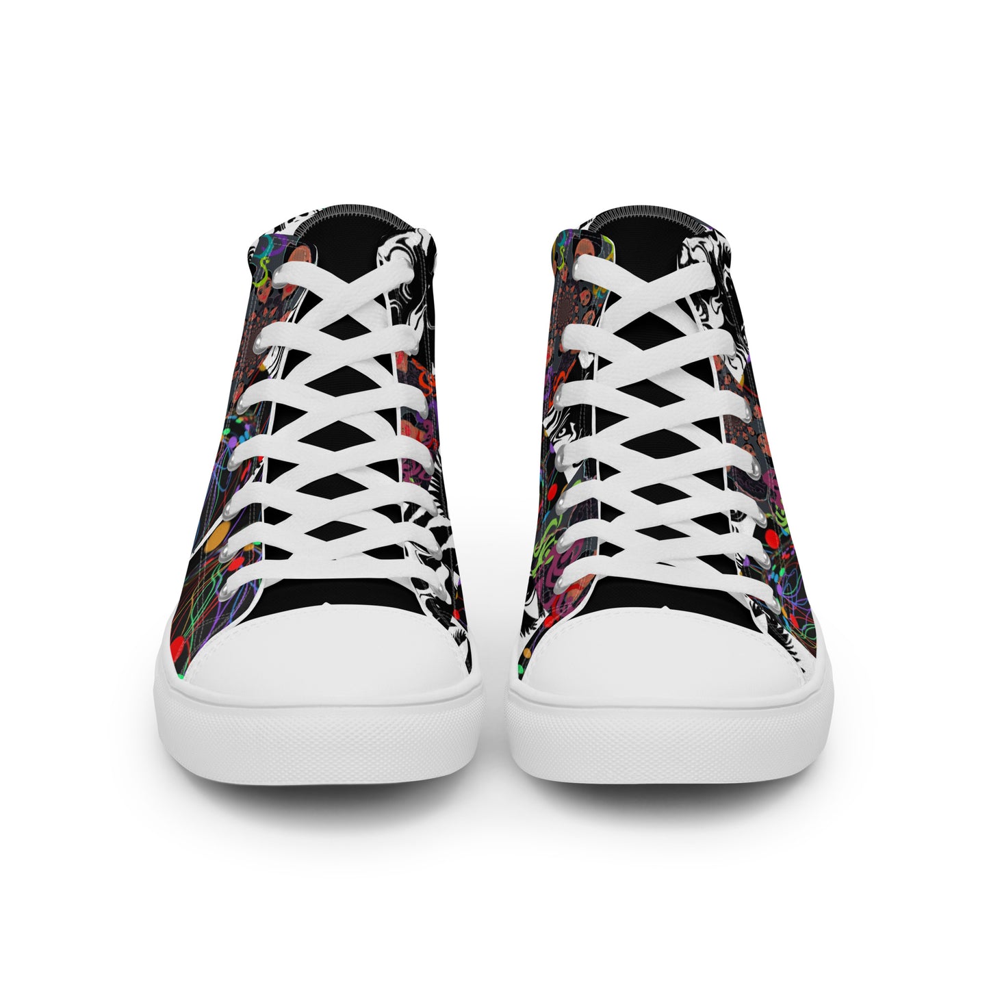 Women’s high top canvas shoes