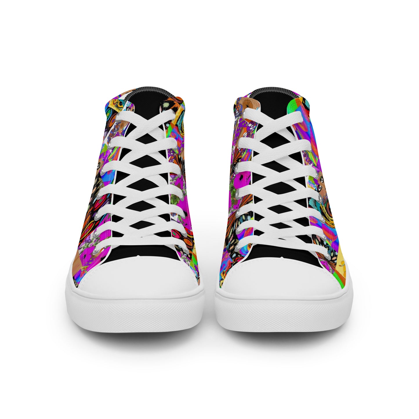 Women’s high top canvas shoes