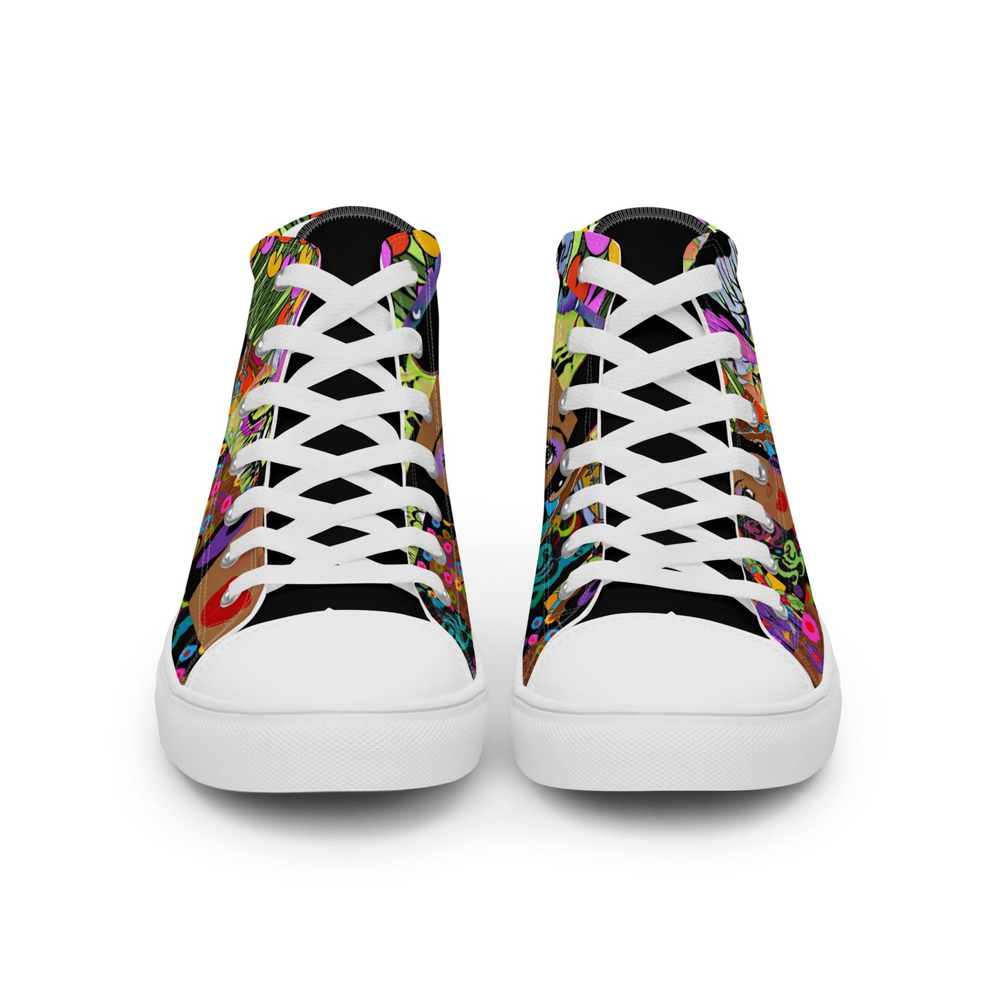 Women’s high top canvas shoes