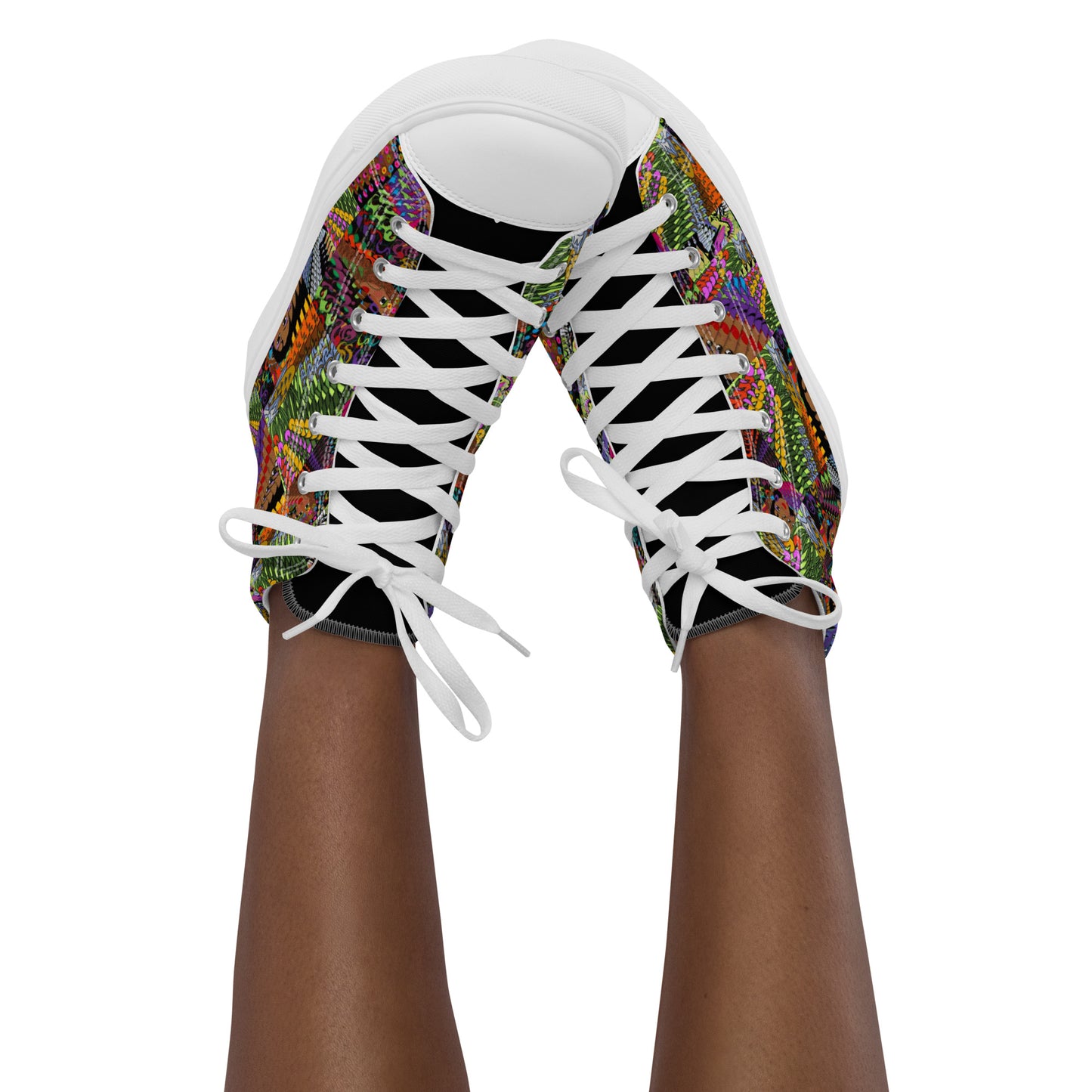 Women’s high top canvas shoes