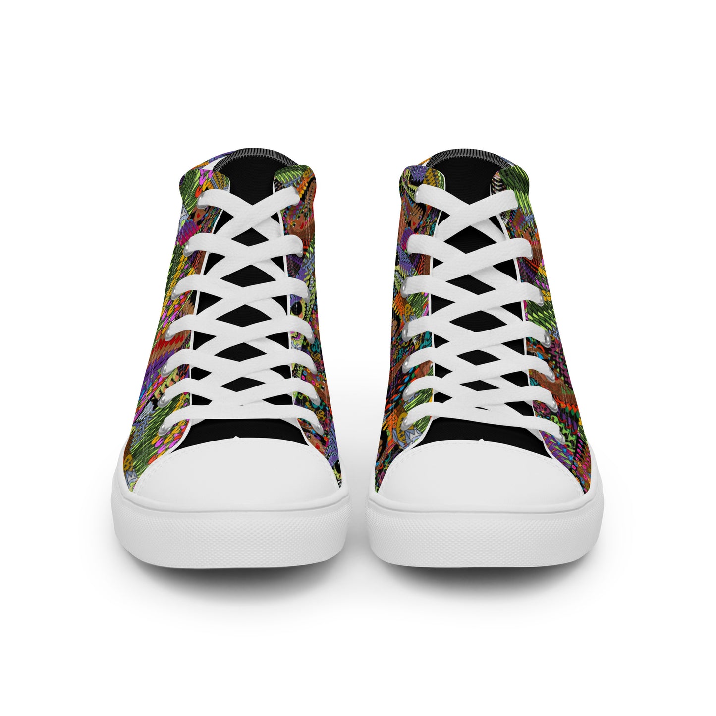 Women’s high top canvas shoes