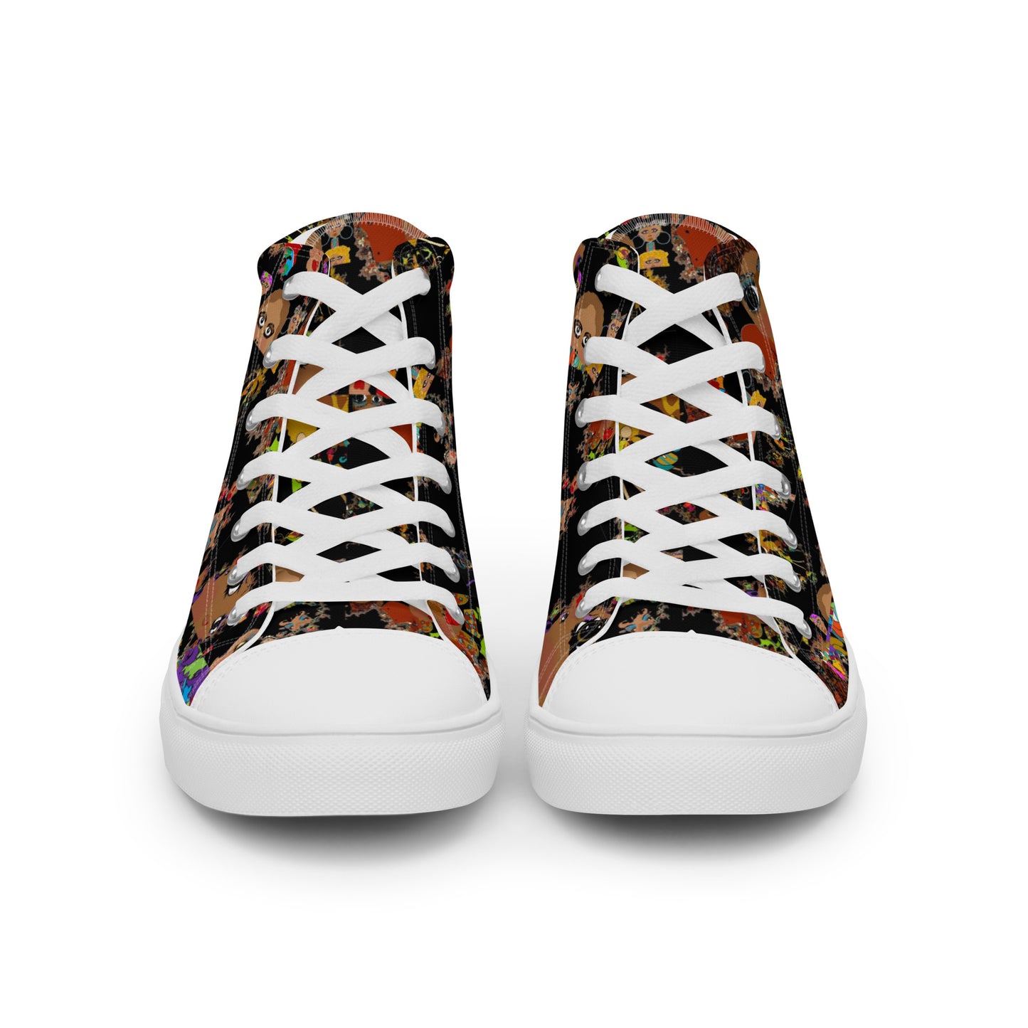 Women’s high top canvas shoes