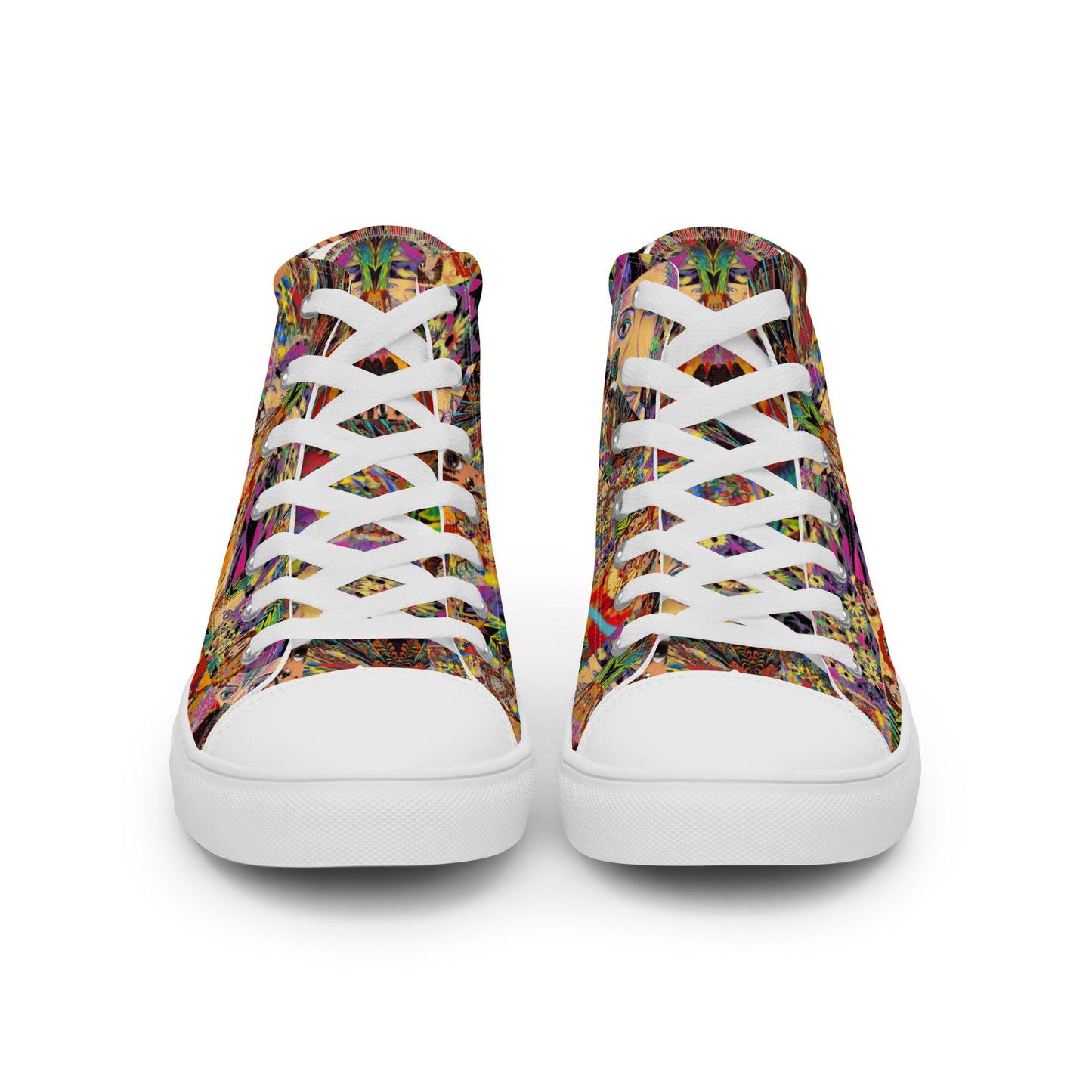 Women’s high top canvas shoes