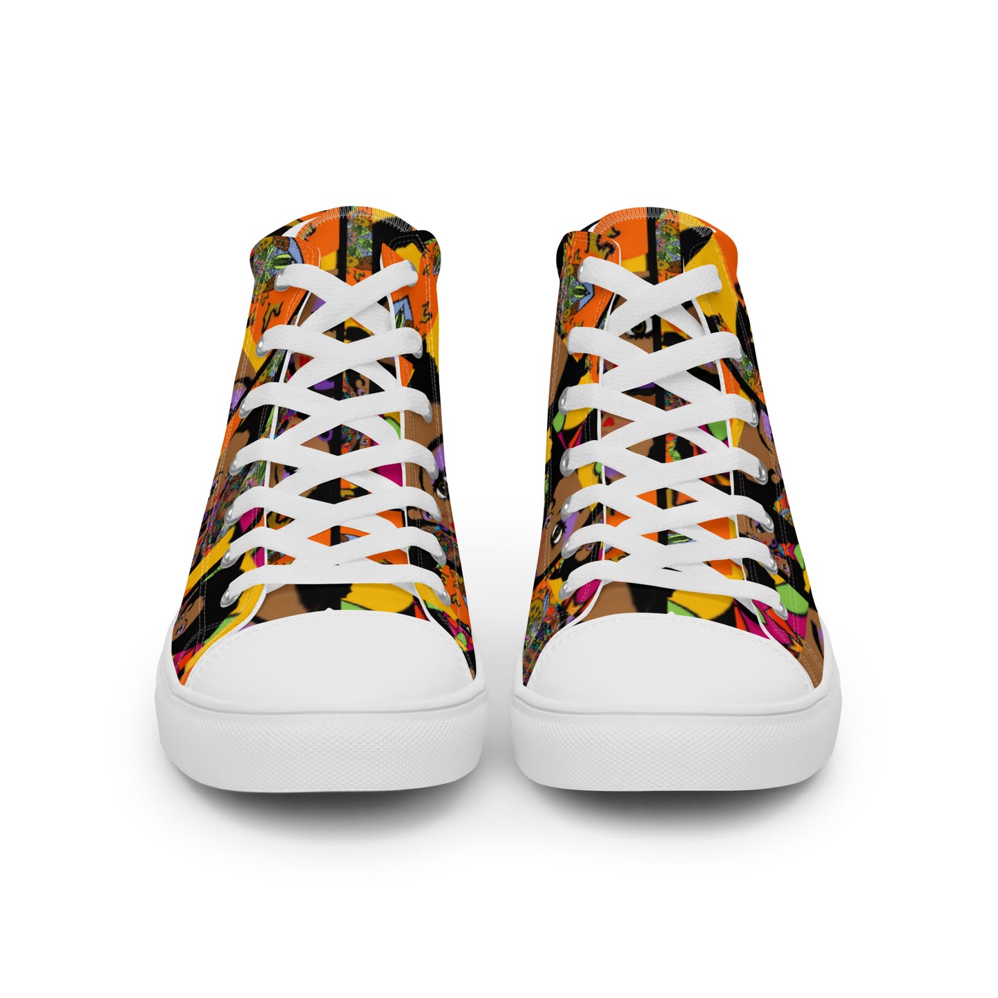 Women’s high top canvas shoes