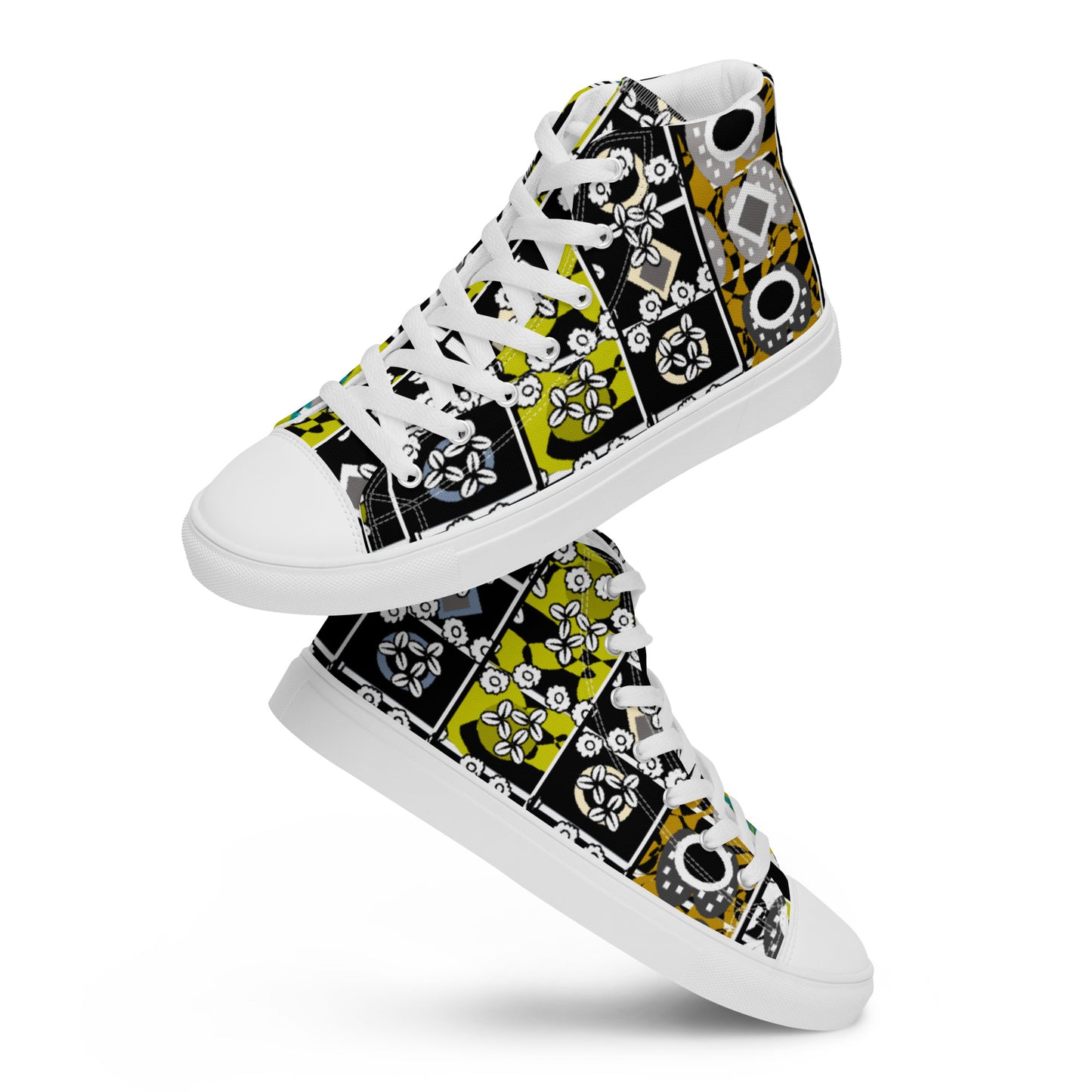 Women’s high top canvas shoes