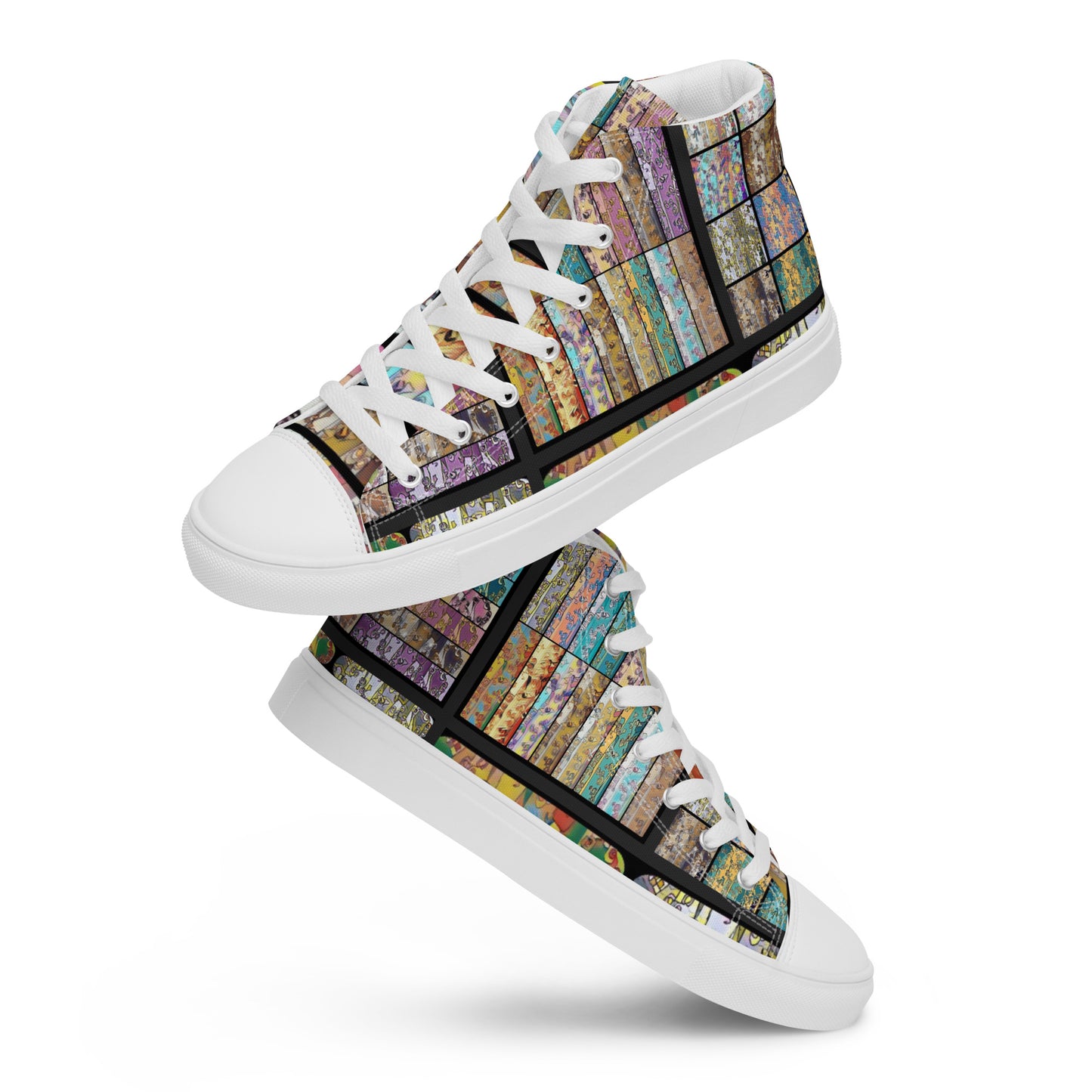 Women’s high top canvas shoes