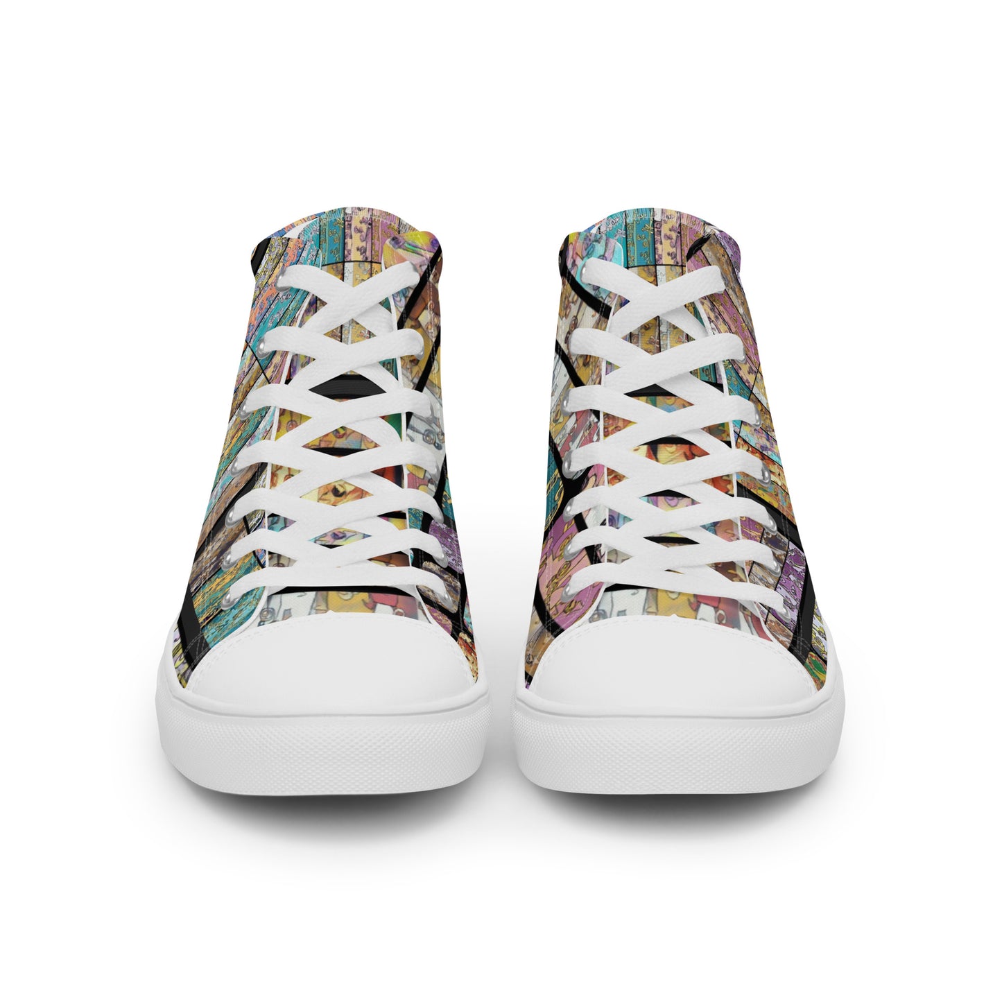 Women’s high top canvas shoes