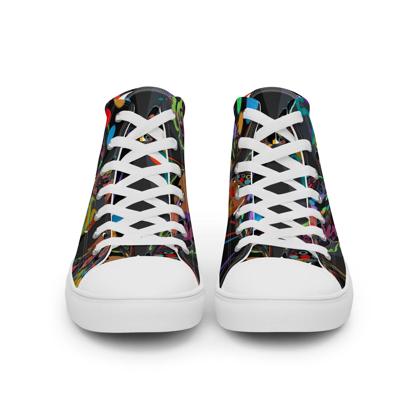 Women’s high top canvas shoes