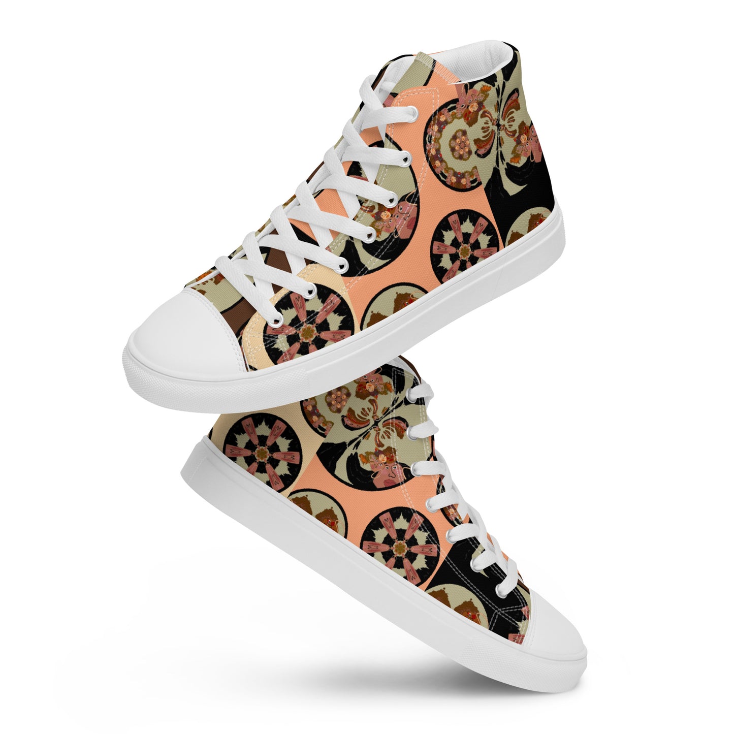 Women’s high top canvas shoes