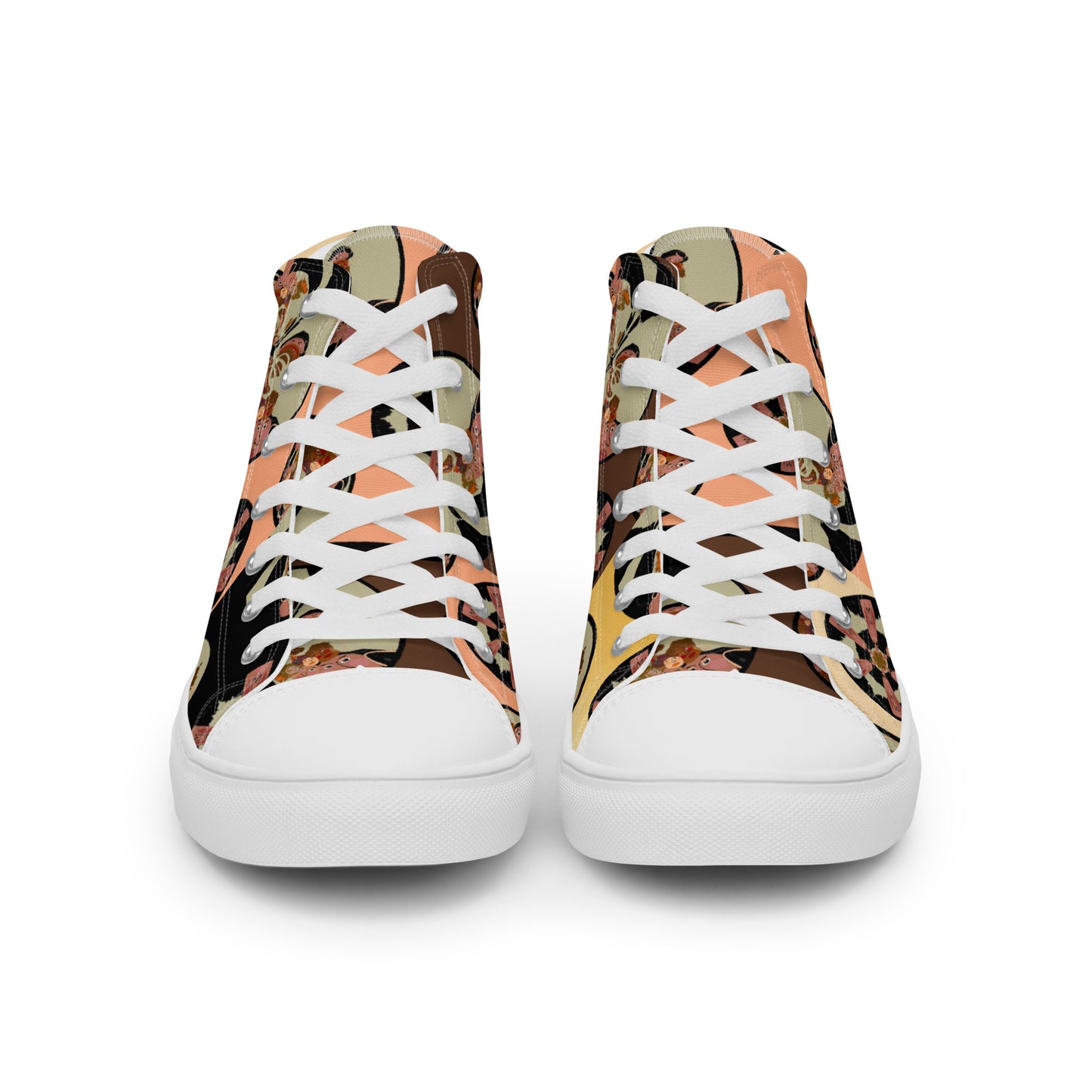 Women’s high top canvas shoes