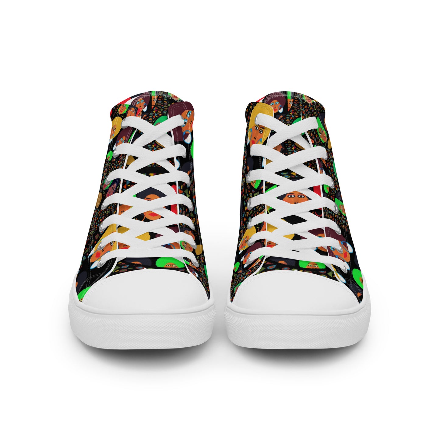 Women’s high top canvas shoes