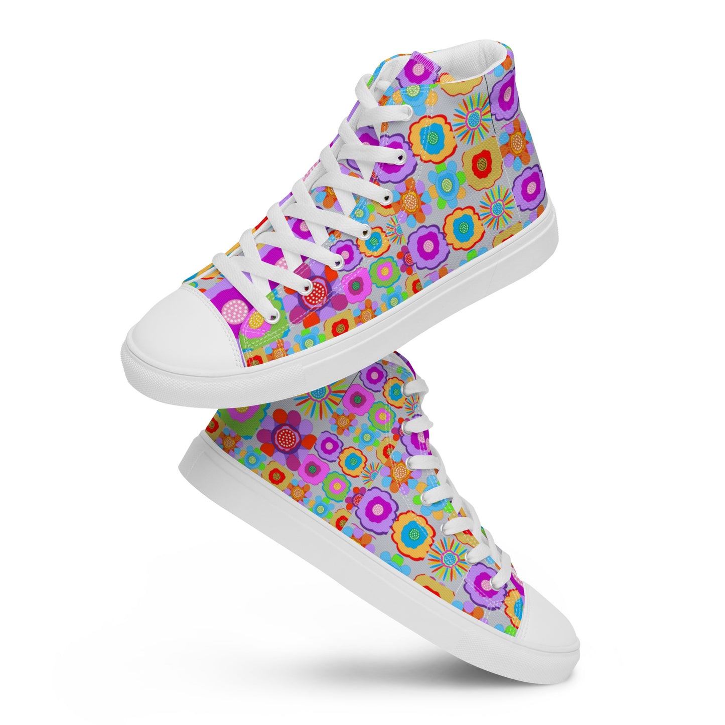 Women’s high top canvas shoes