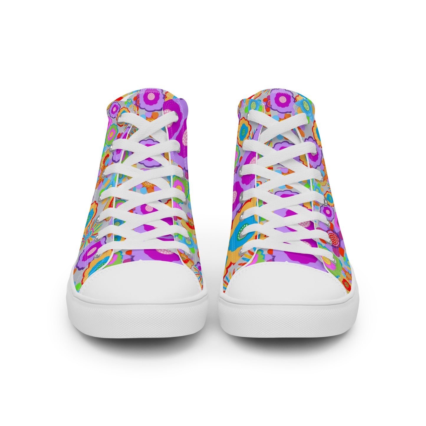 Women’s high top canvas shoes