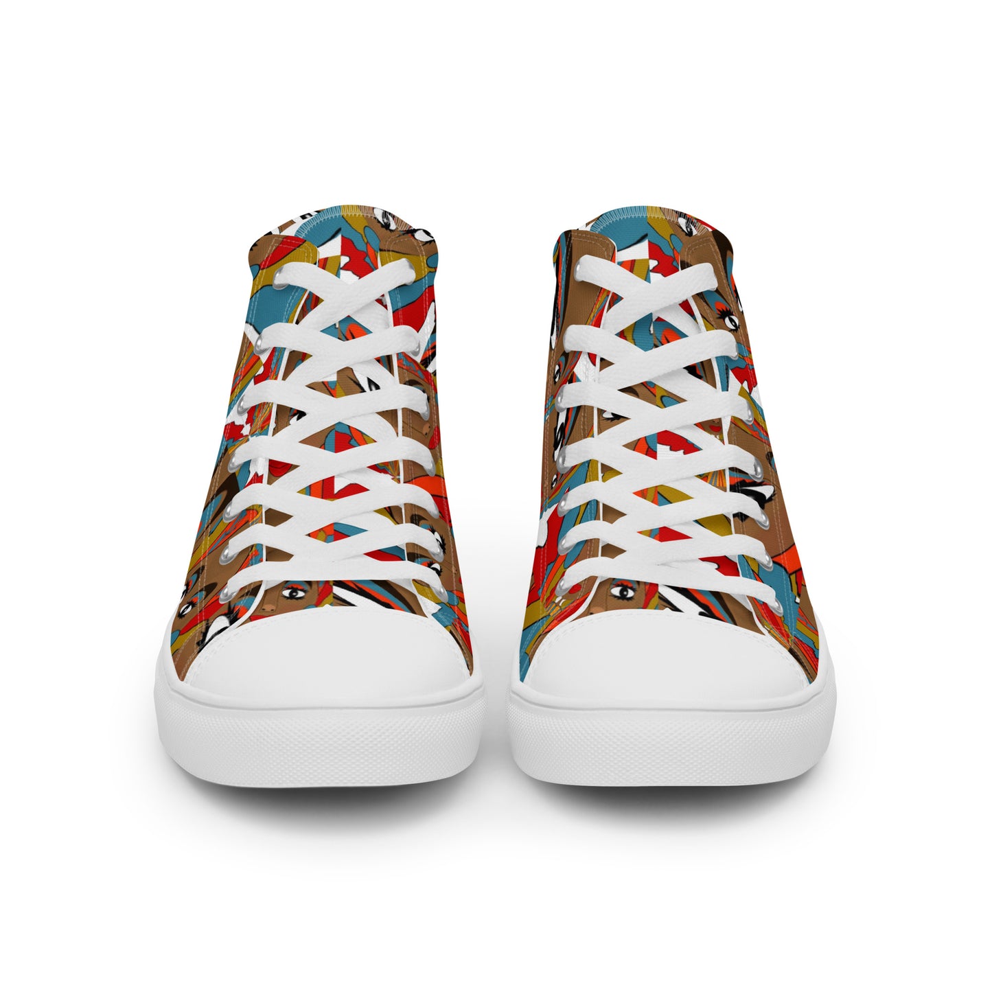 Women’s high top canvas shoes