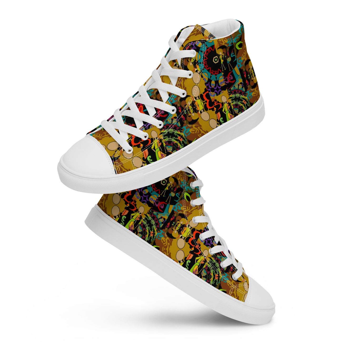 Women’s high top canvas shoes