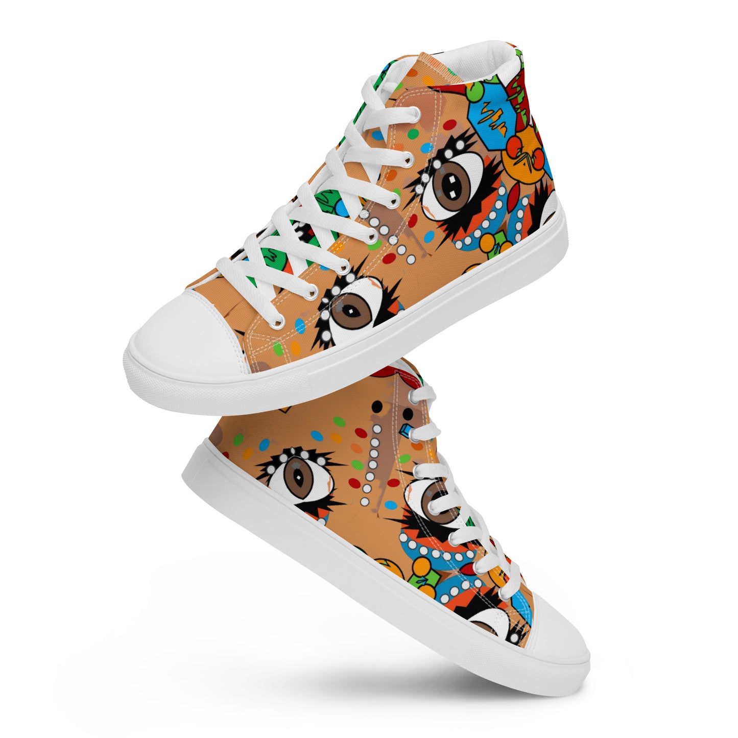 Women’s high top canvas shoes