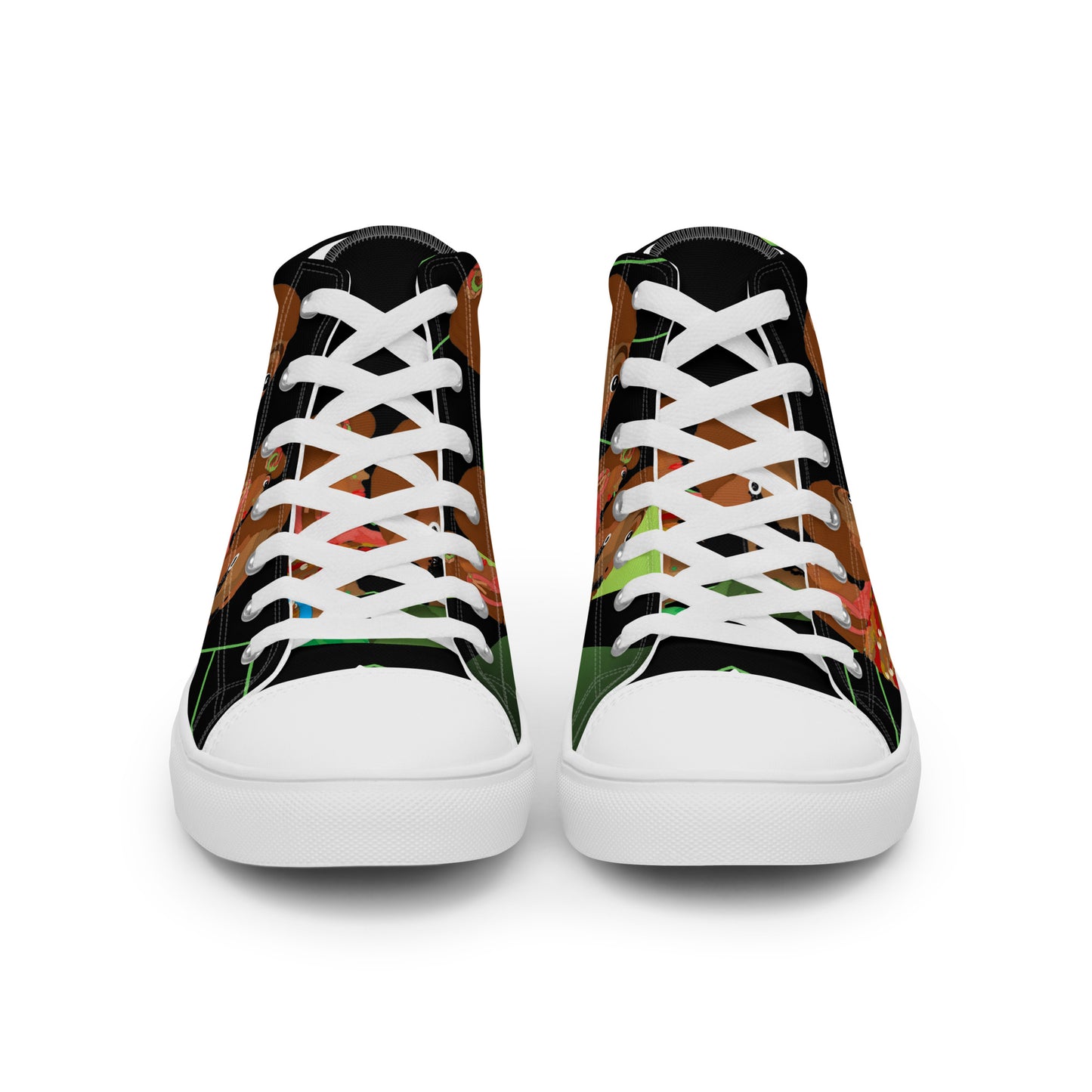 Women’s high top canvas shoes