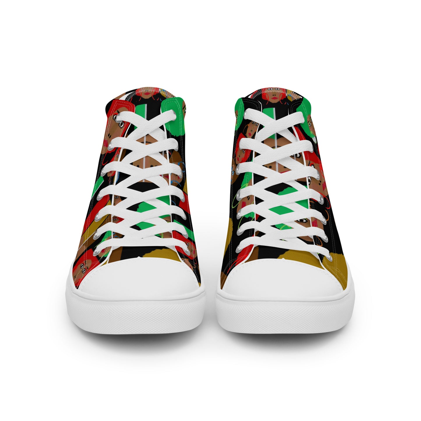 Women’s high top canvas shoes