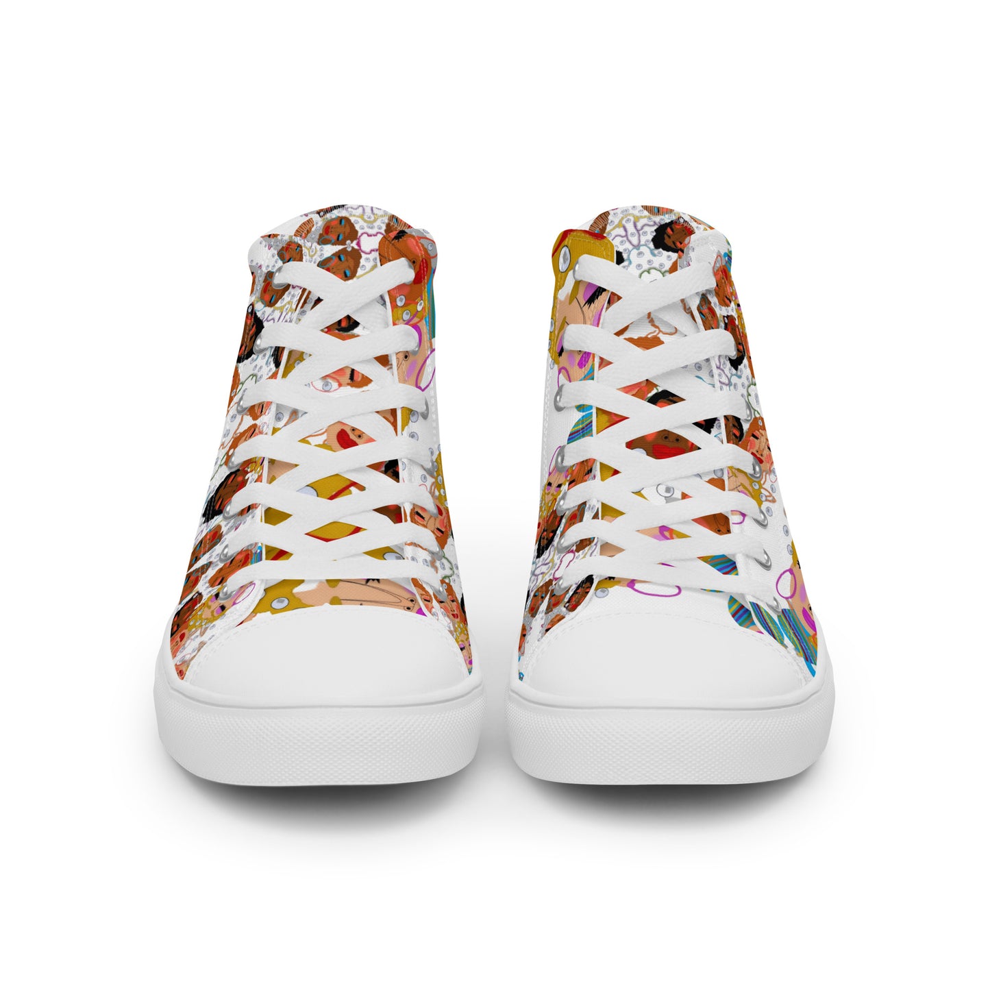 Women’s high top canvas shoes