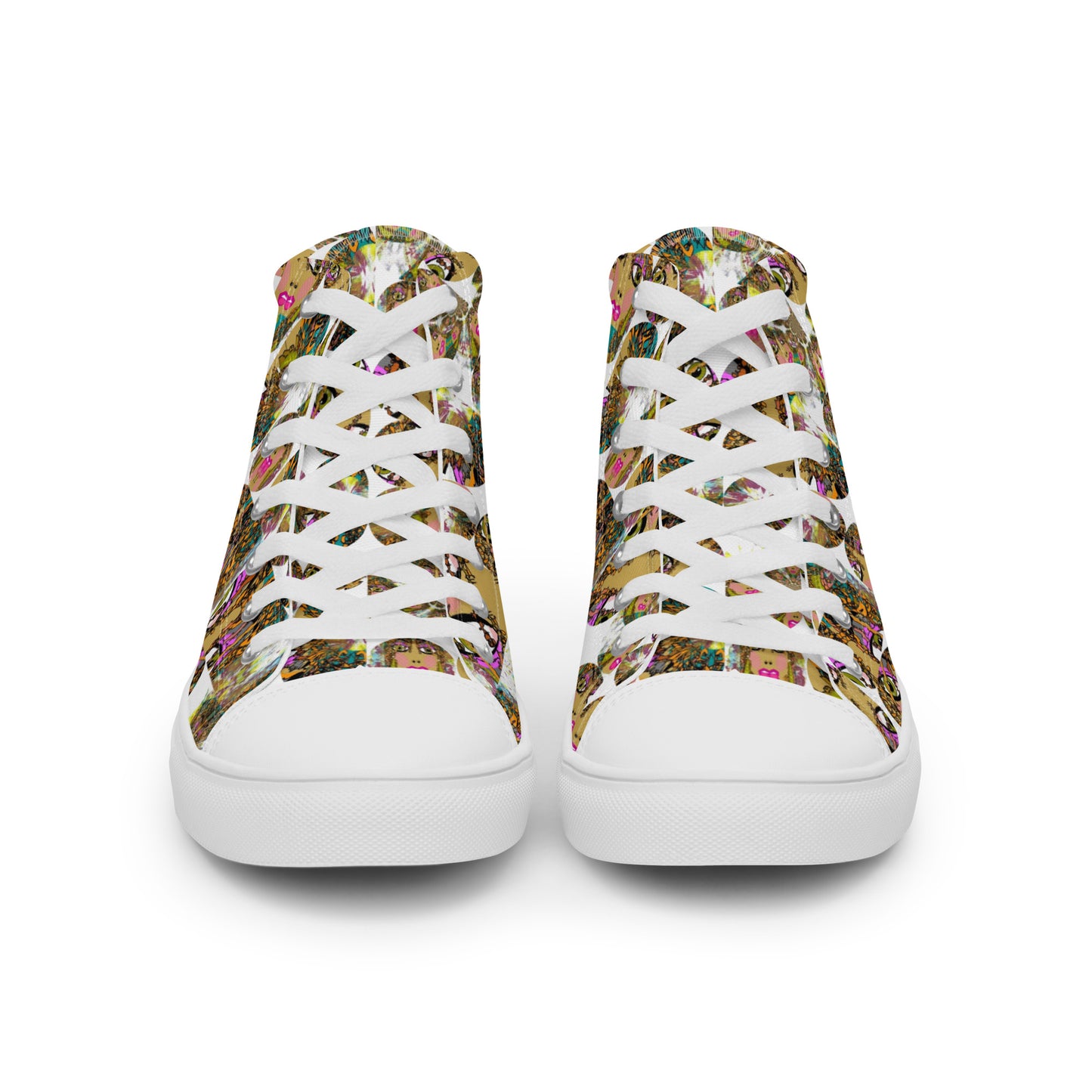 Women’s high top canvas shoes