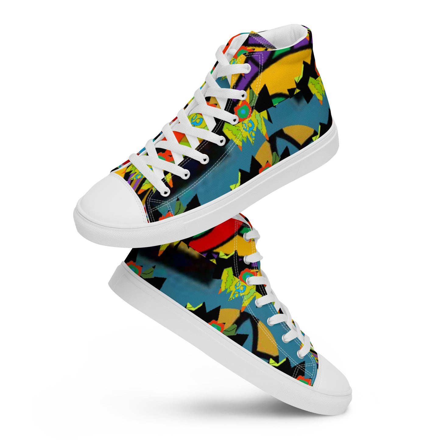 Women’s high top canvas shoes