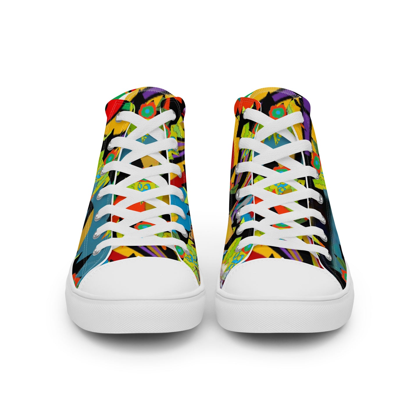 Women’s high top canvas shoes