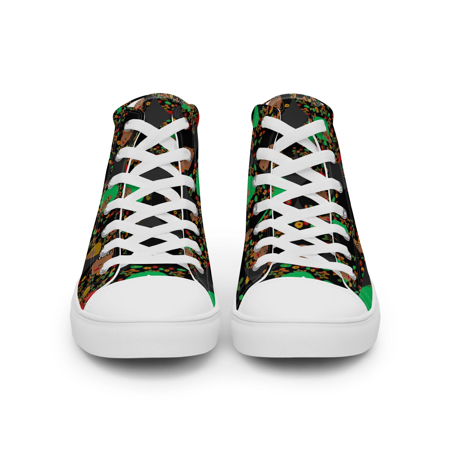 Women’s high top canvas shoes