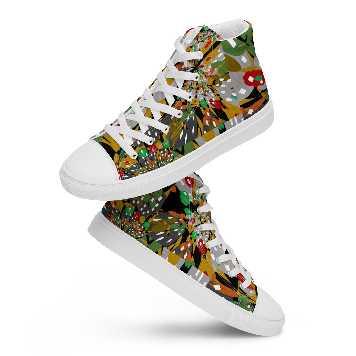 Women’s high top canvas shoes