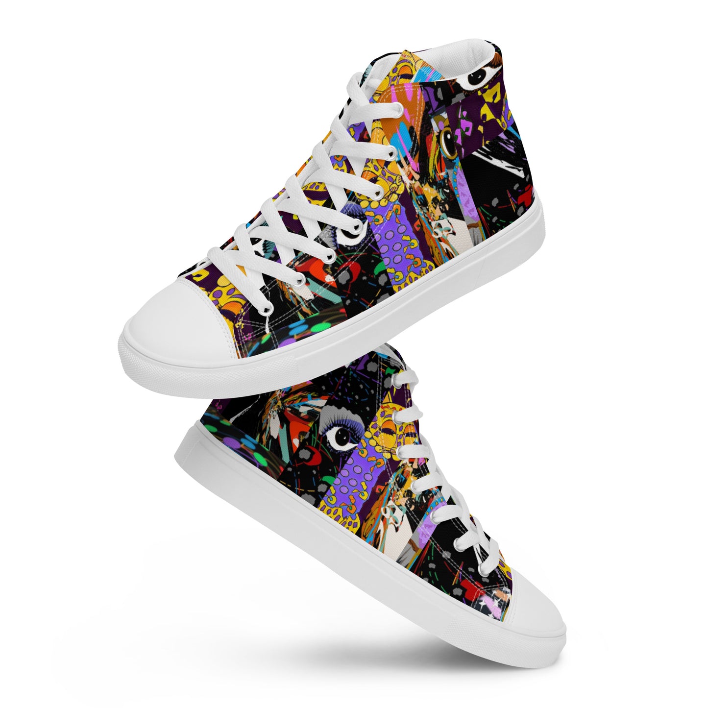 Women’s high top canvas shoes